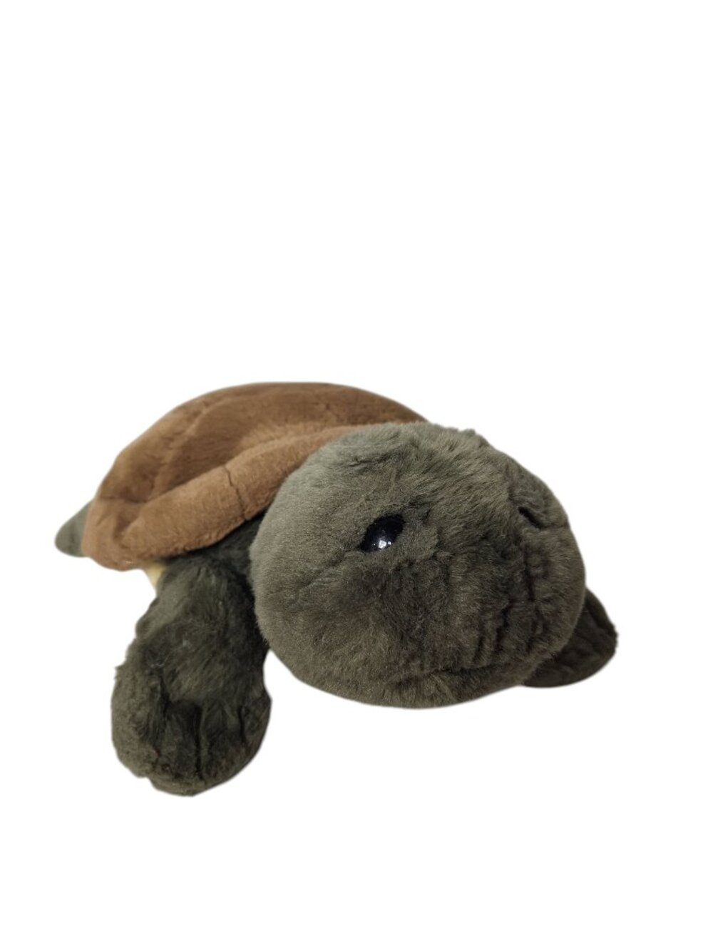 Lou Rankin Friends Slowpoke Turtle Plush Stuffed Animal Sea Green Brown 15"